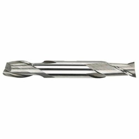 Morse End Mill, Center Cutting Double End Regular Length, Series 1896C, 1164 Cutter Dia, 214 Overall 44357